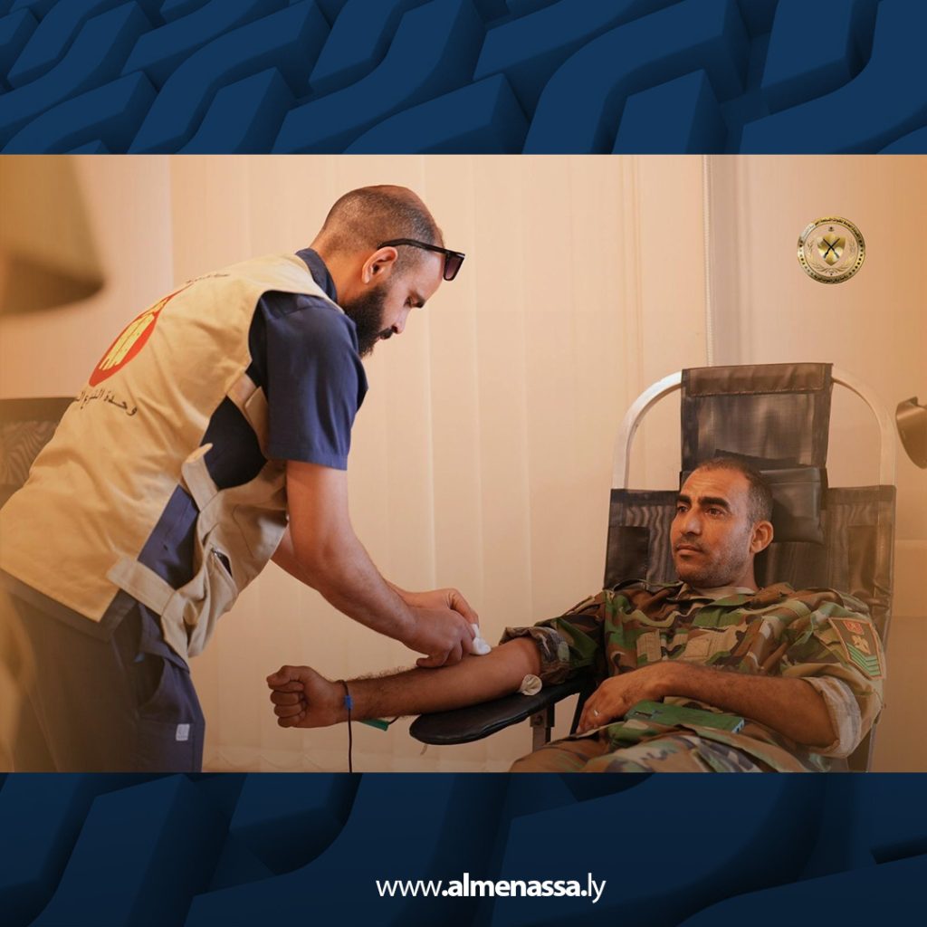 09 6 رئاسة القوات البرية تطلق حملة تبرع بالدم دعما للمستشفيات