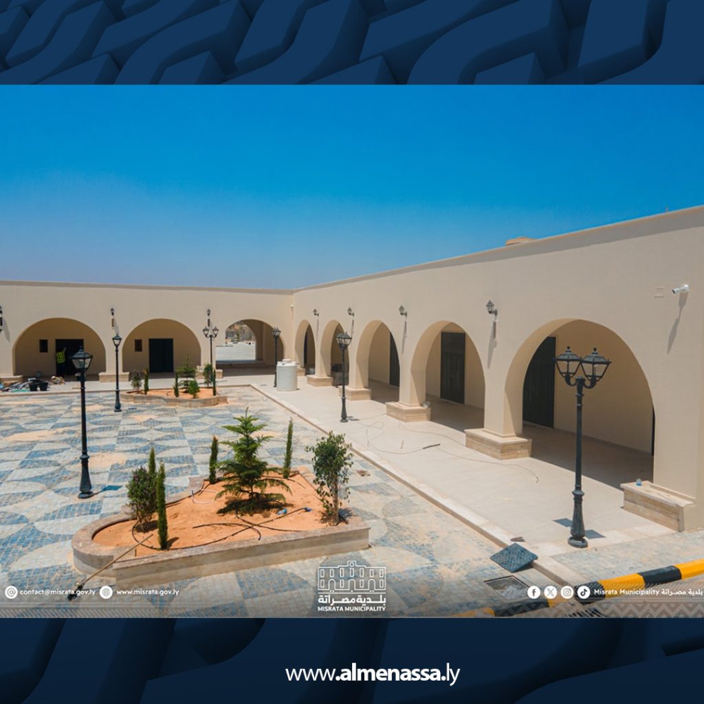 4 2 بلدية مصراتة تعلن قرب انتهاء ترميم وصيانة السوق الأثري بطمينة