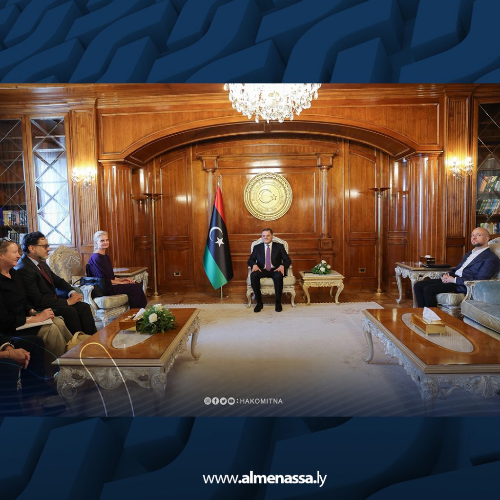 Extra 160 الدبيبة يستقبل فريق المراجعة الاستراتيجية ويشدد على أهمية الانتخابات في ليبيا