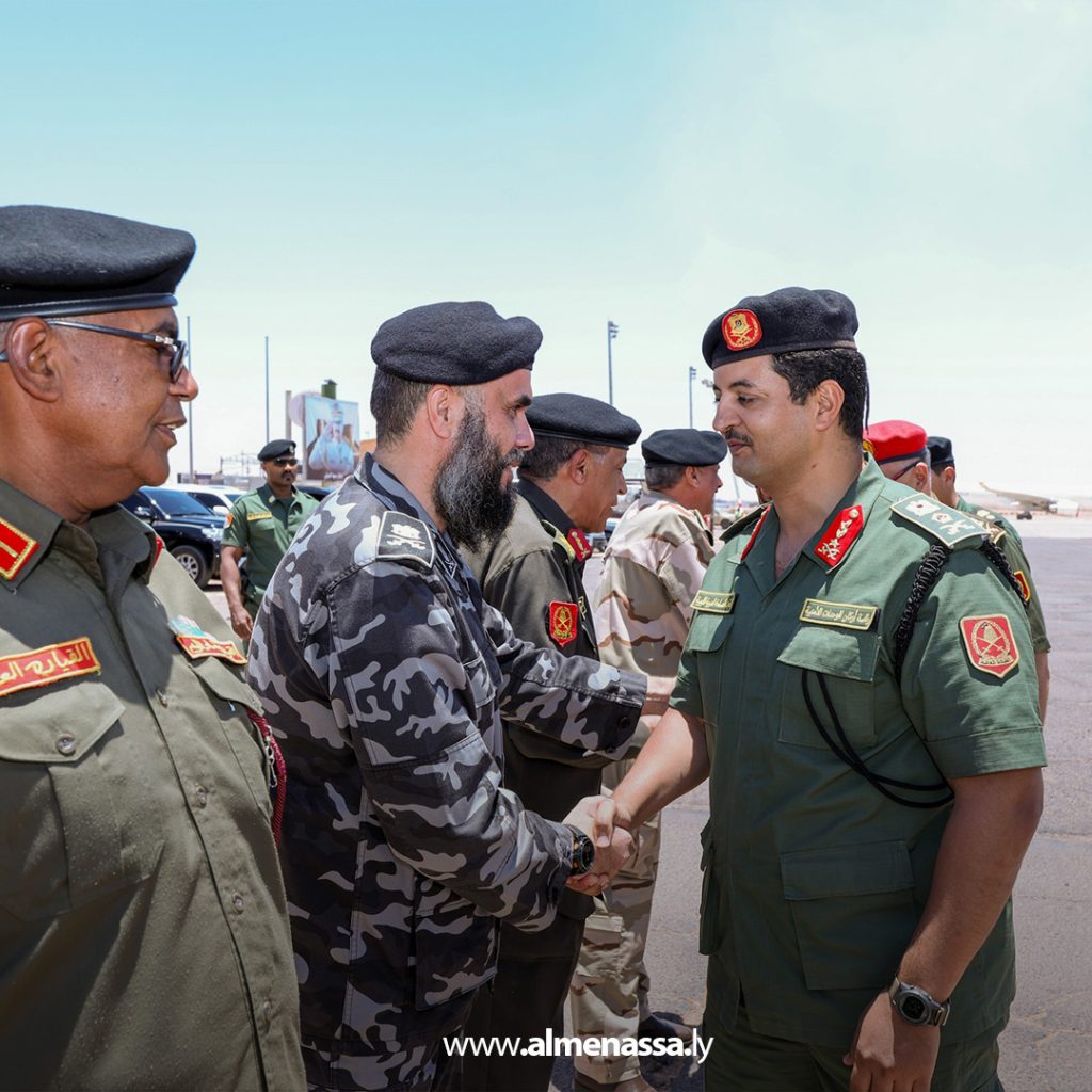 Extra 332 Lieutenant General Khaled Haftar inspects Fifth Brigade readiness in Sabha