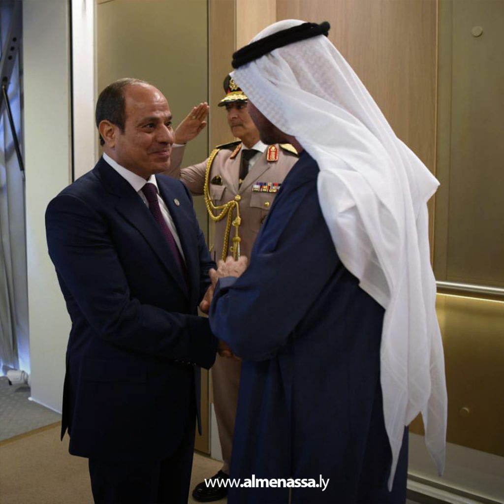 Extra 59 محمد بن زايد والسيسي يبحثان تطورات الأوضاع الإقليمية وعلى رأسها الأزمة في ليبيا