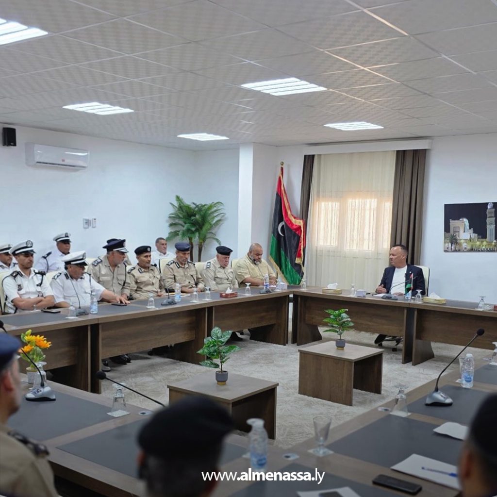 Extra 62 اجتماع أمني في مديرية أمن الجفارة لبحث خطة تأمين عيد الأضحى المبارك