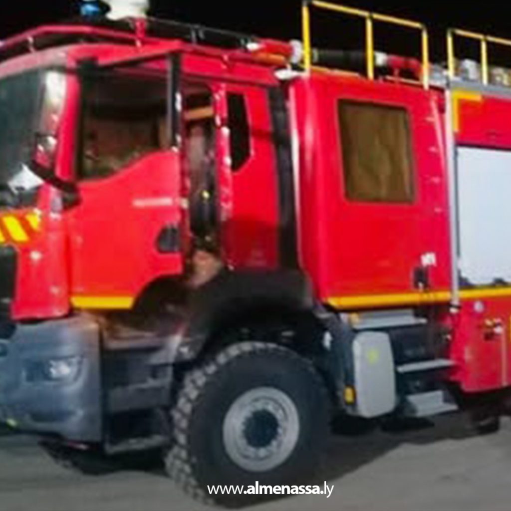 Extra1 257 مطار أوباري يتسلم شاحنة إطفاء حديثة لتعزيز قدرة الاستجابة للطوارئ