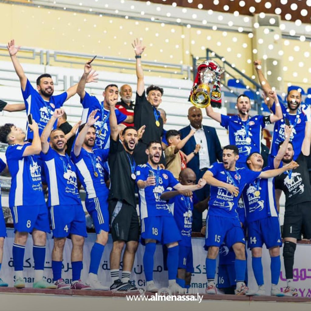 Extra111 104 السويحلي يتوّج بكأس ليبيا لكرة القدم داخل الصالات