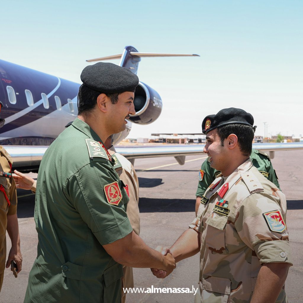 Extra11111 77 Lieutenant General Khaled Haftar inspects Fifth Brigade readiness in Sabha