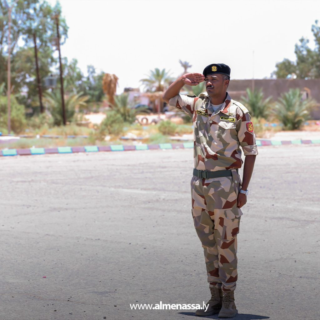 Extra1111111 46 Lieutenant General Khaled Haftar inspects Fifth Brigade readiness in Sabha