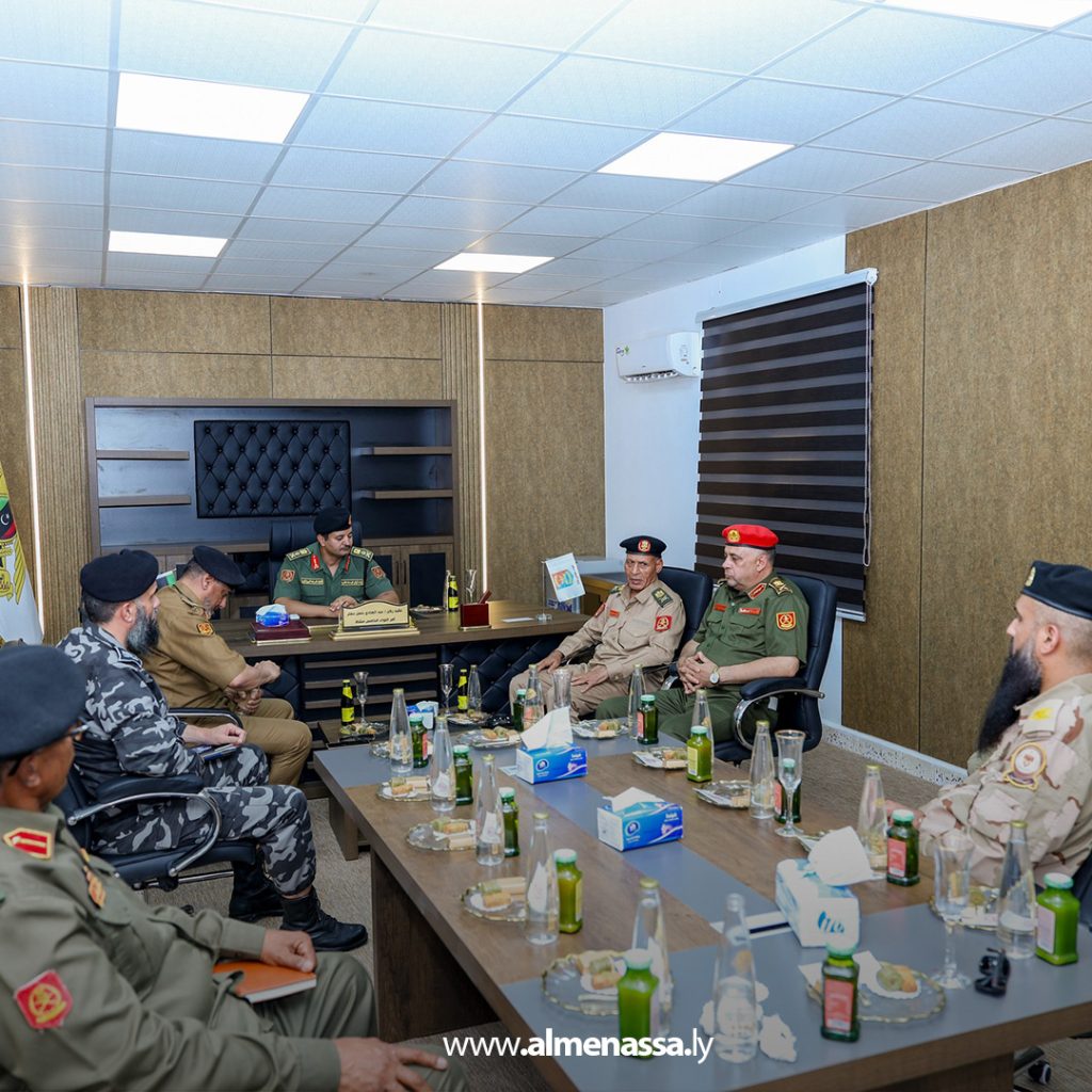 Extra111111111 29 Lieutenant General Khaled Haftar inspects Fifth Brigade readiness in Sabha
