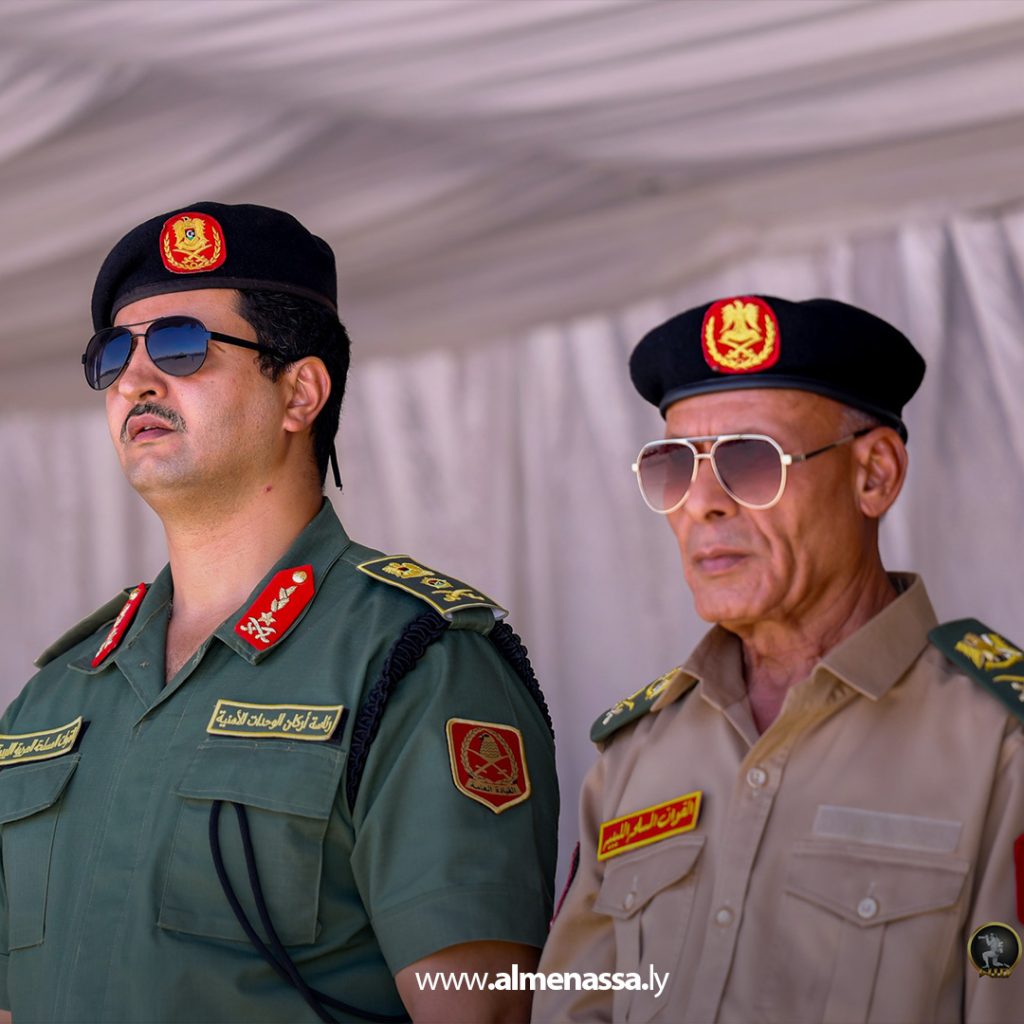 Extra111111111111 14 Lieutenant General Khaled Haftar inspects Fifth Brigade readiness in Sabha