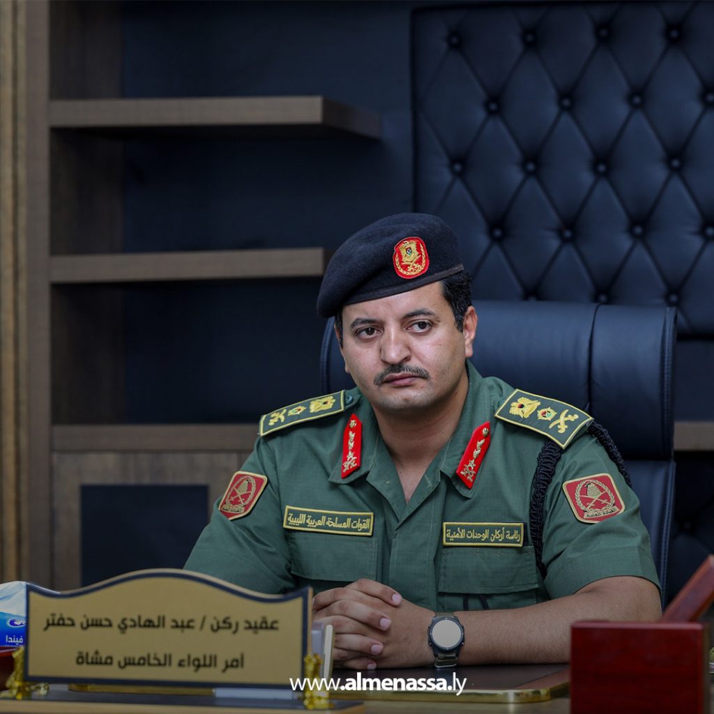 Extra1111111111111 14 Lieutenant General Khaled Haftar inspects Fifth Brigade readiness in Sabha