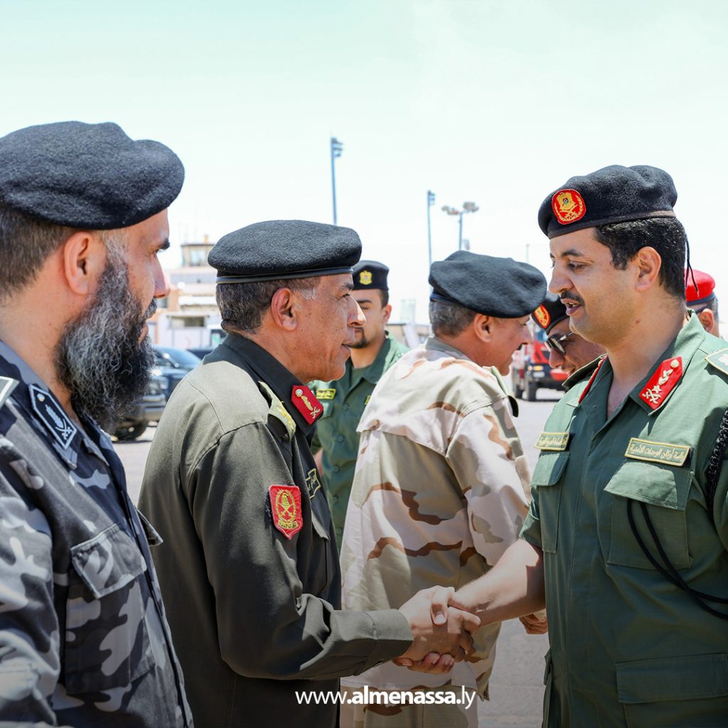 Extra11111111111111 12 Lieutenant General Khaled Haftar inspects Fifth Brigade readiness in Sabha