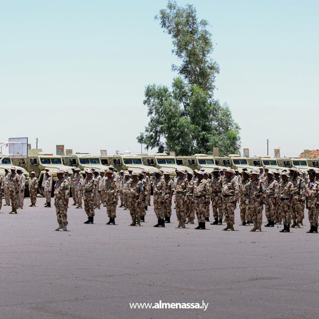 Extra11111111111111111111 1 Lieutenant General Khaled Haftar inspects Fifth Brigade readiness in Sabha