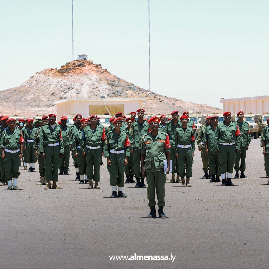 Extra111111111111111111111 Lieutenant General Khaled Haftar inspects Fifth Brigade readiness in Sabha
