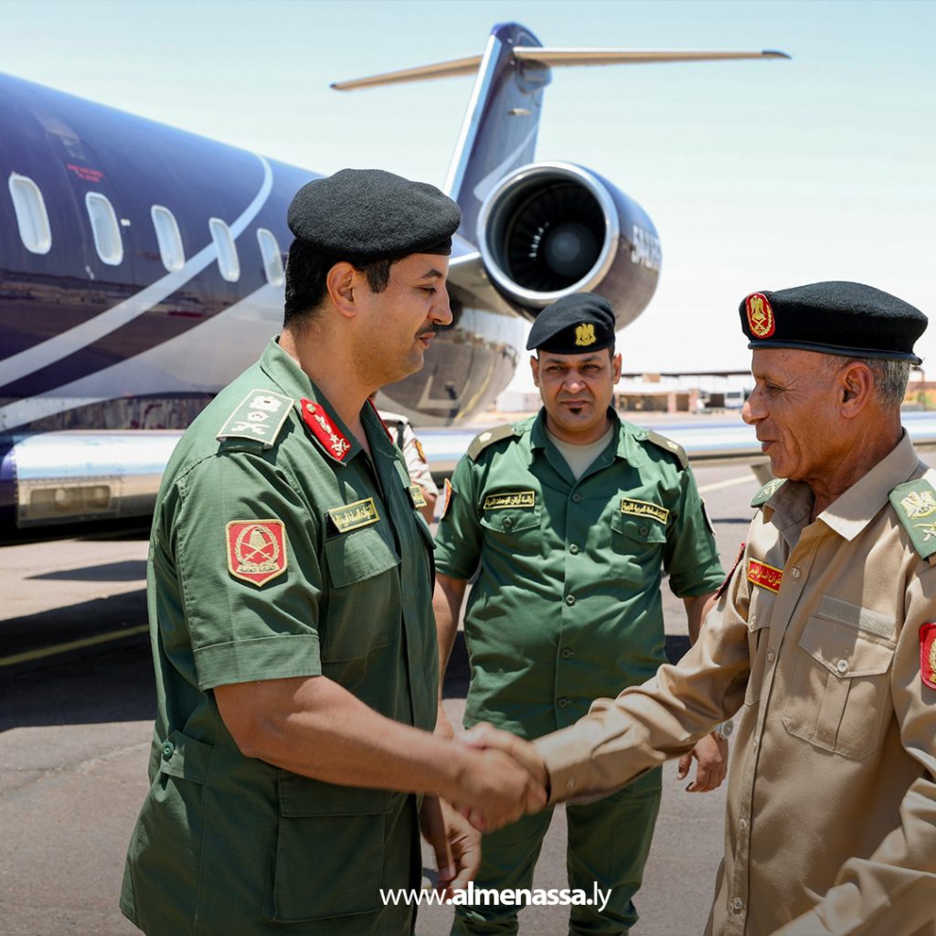 Extra1111111111111111111111 Lieutenant General Khaled Haftar inspects Fifth Brigade readiness in Sabha