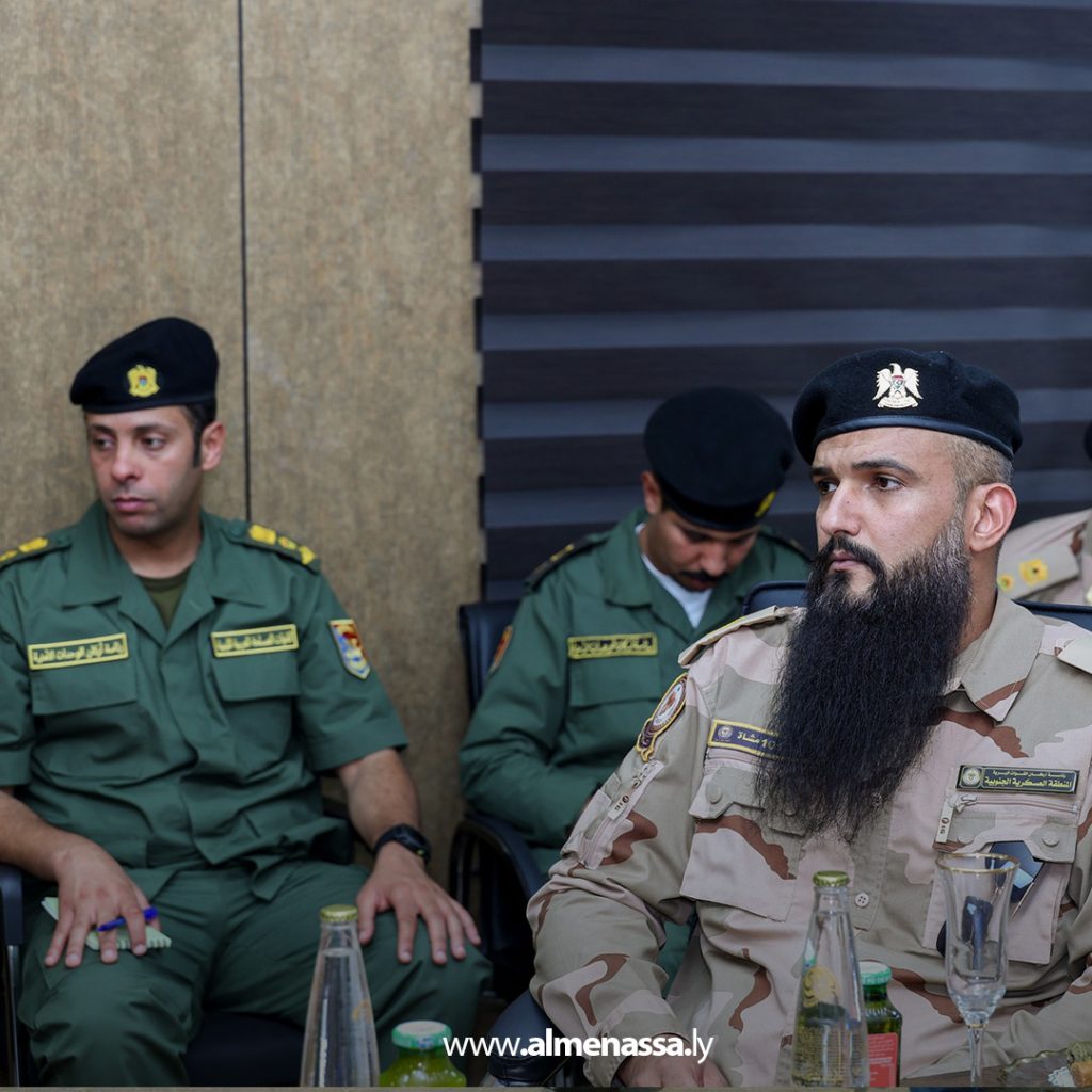 Extra11111111111111111111111 Lieutenant General Khaled Haftar inspects Fifth Brigade readiness in Sabha