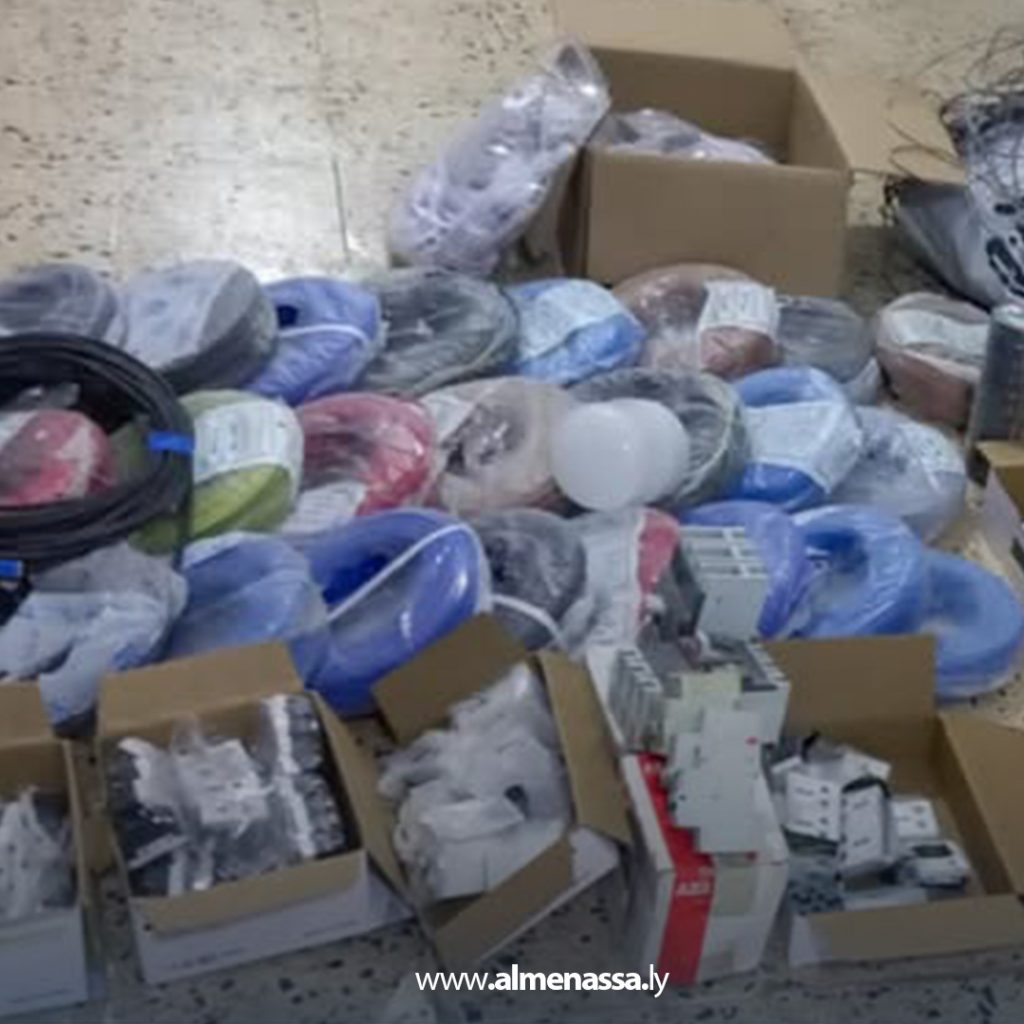 Extraذ 5 ضبط وافد متهم سرقة مواد كهربائية في مدينة درنة