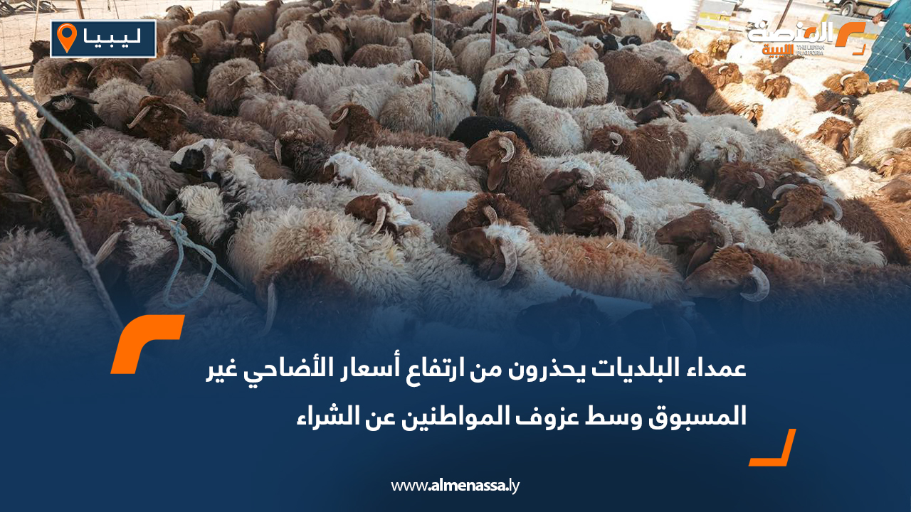 عمداء البلديات يحذرون من ارتفاع أسعار الأضاحي غير المسبوق وسط عزوف المواطنين عن الشراء