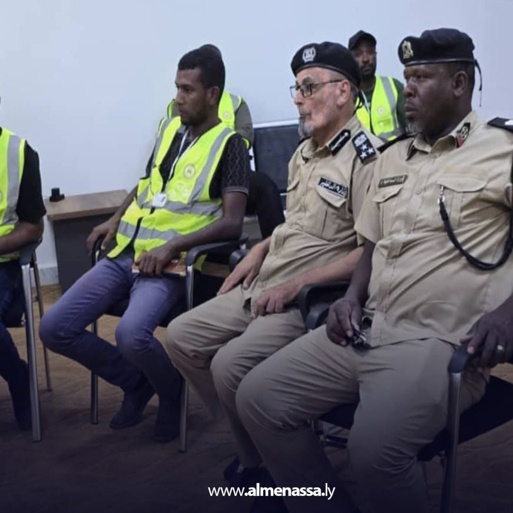 extra 103 صندوق الإعمار بمرزق يبحث استلام ملفات المنازل المتضررة التي تم صيانتها