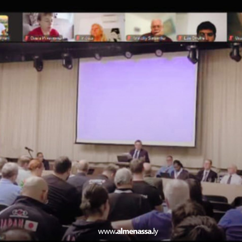 extra 125 الغرياني يشارك في الاجتماع الانتخابي الدولي للقوة البدنية