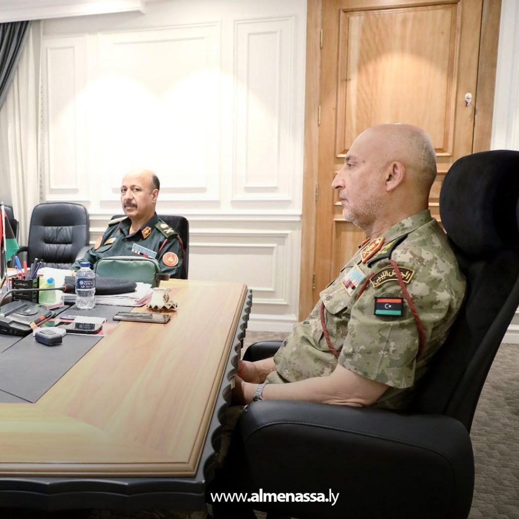 extra 220 الحداد يطّلع على نتائج أعمال لجنة مطابقة بيانات منتسبي الجيش الليبي