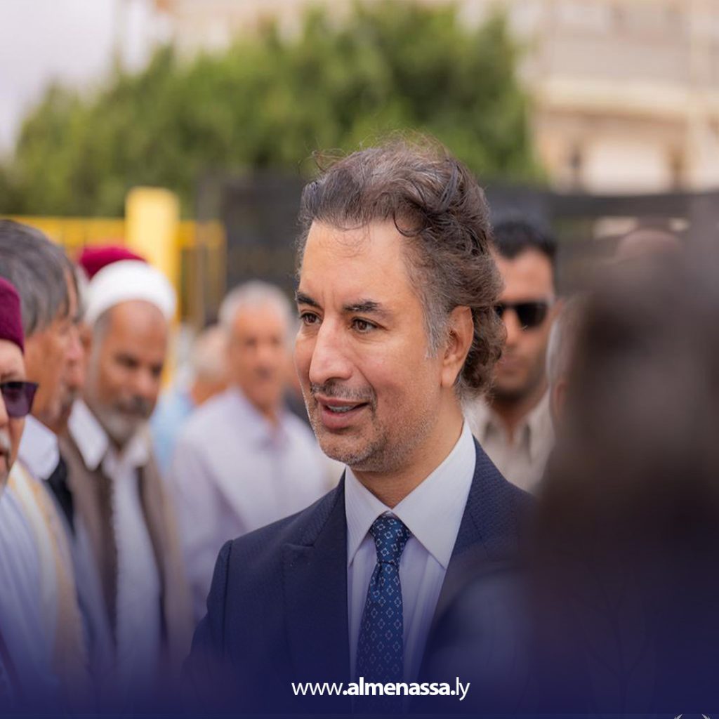 extra 228 رئيس المفوضية العليا للمصالحة الوطنية يشارك في افتتاح نادي المختار ببنغازي