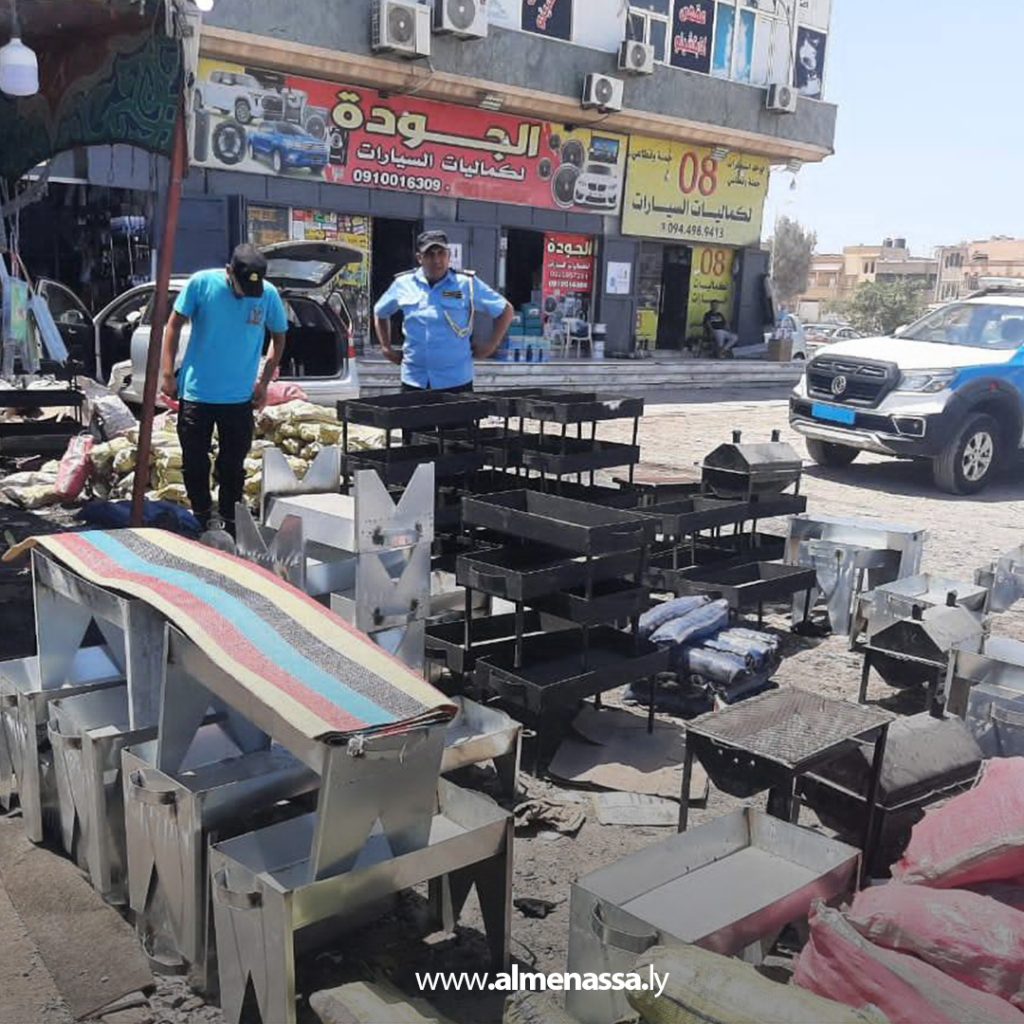 extra 79 جهاز الحرس البلدي بنغازي يواصل حملاته ضد التعديات على الفضاء العام