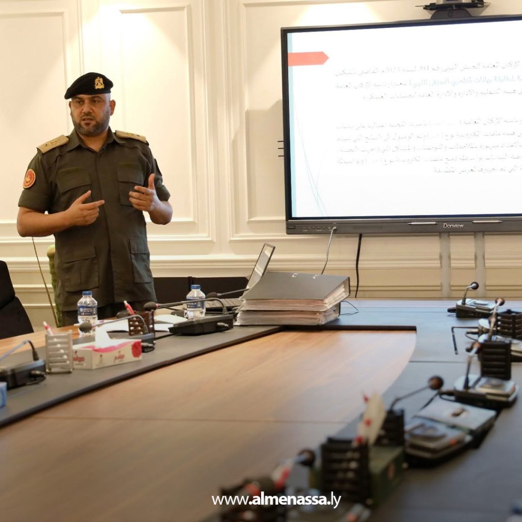 extra1 162 الحداد يطّلع على نتائج أعمال لجنة مطابقة بيانات منتسبي الجيش الليبي