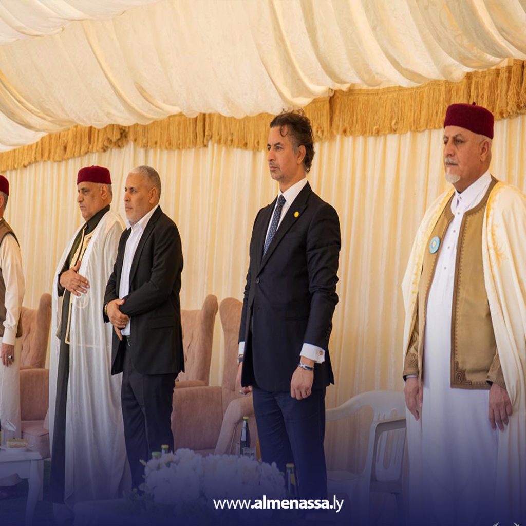 extra1 170 رئيس المفوضية العليا للمصالحة الوطنية يشارك في افتتاح نادي المختار ببنغازي