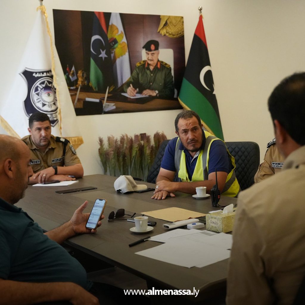 extra1 178 رئيس جهاز مكافحة الهجرة غير الشرعية يعقد سلسلة لقاءات هامة بمقر فرع بنغازي الكبرى