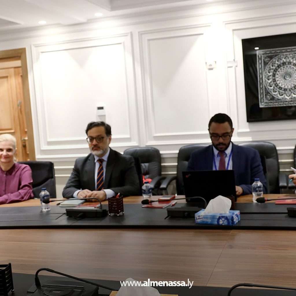 extra1 215 الحداد يلتقي وفد تقييم أداء بعثة الأمم المتحدة في ليبيا