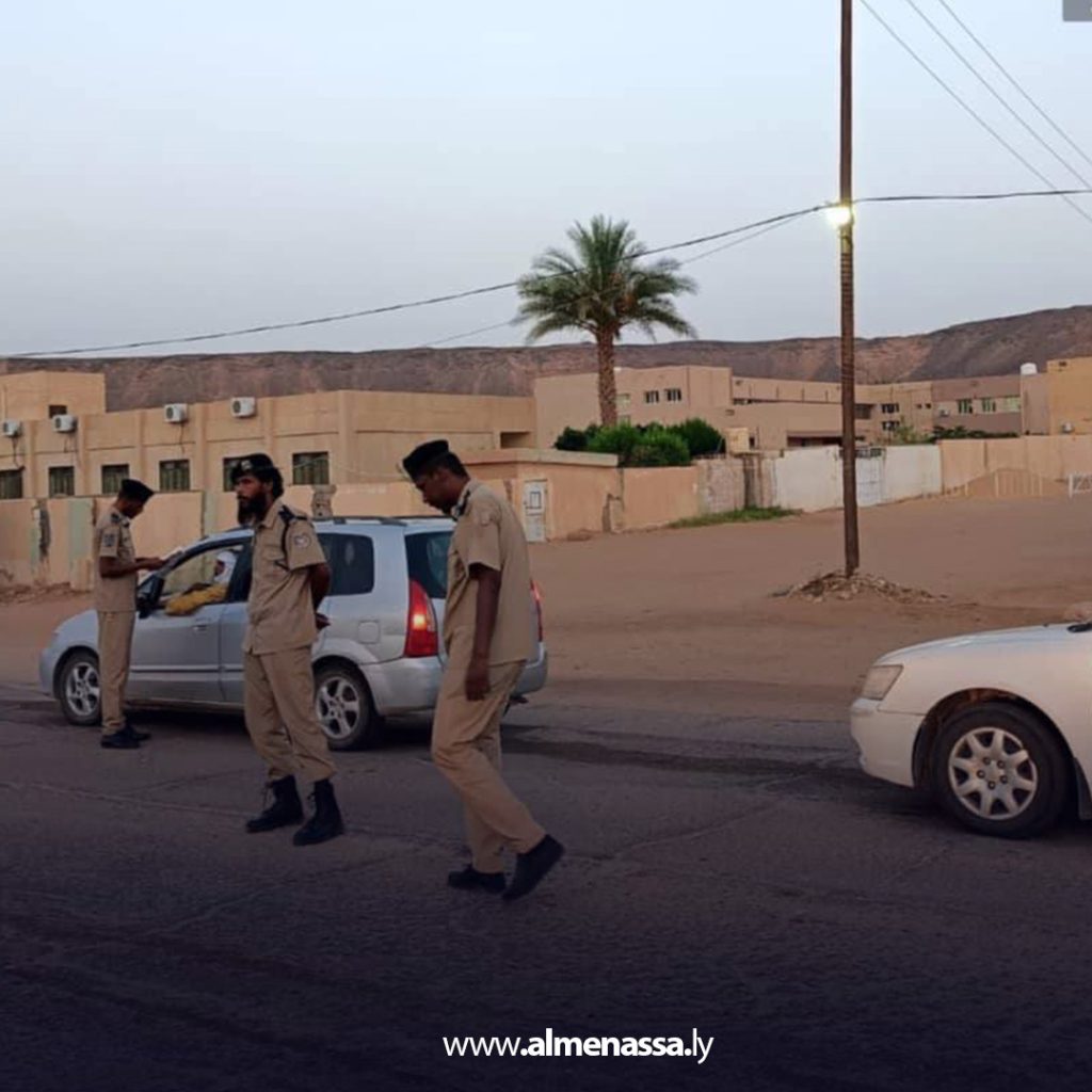 extra1 57 مديرية أمن أوباري تكثف الدوريات والتواجد الأمني في مدينة "بنت بية"