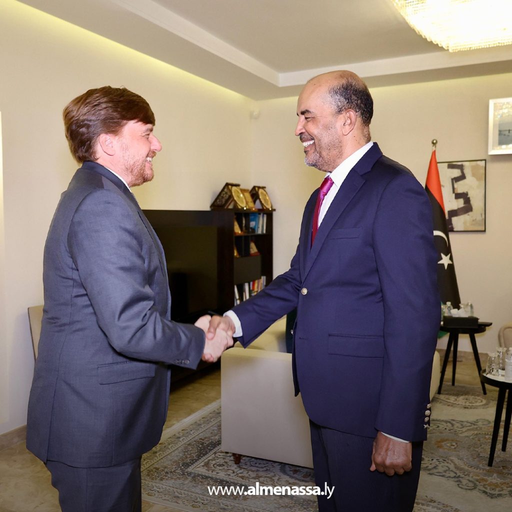 extra1 85 الكوني يستقبل سفير مملكة إسبانيا لدى ليبيا ويبحثان سبل دعم الاستقرار والتعاون المشترك