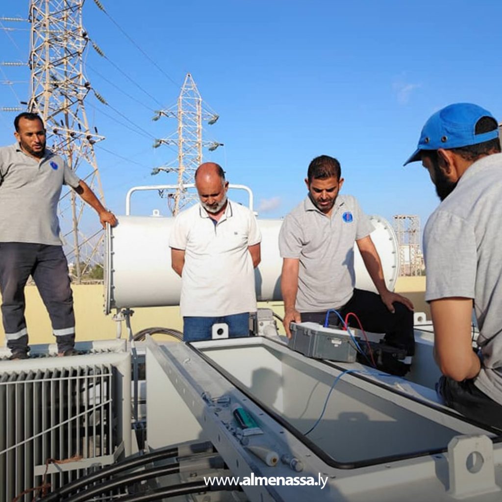 extra1 99 نجاح تشغيل المحول الجديد بمحطة رقدالين بعد استكمال أعمال الاختبار