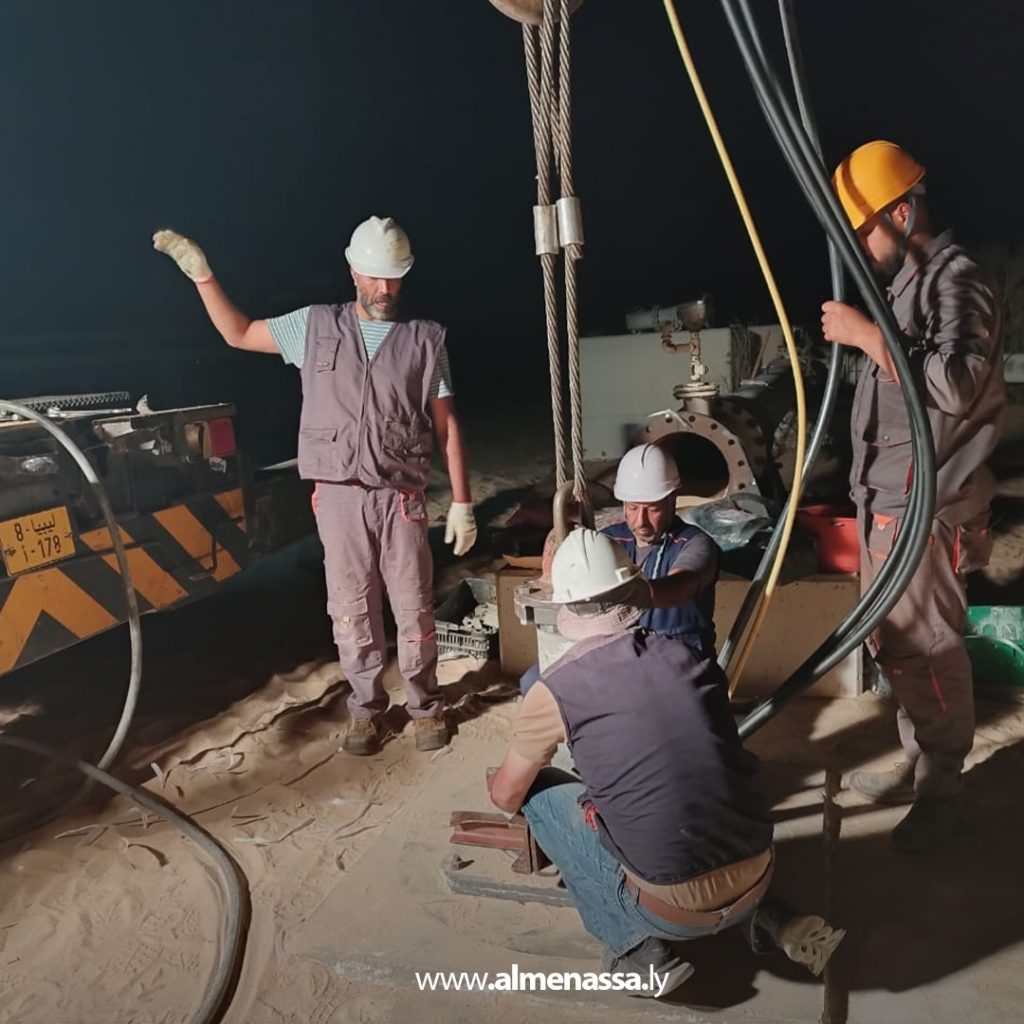 extra11 118 جهاز النهر الصناعي يبدأ تنفيذ خطة لإرساء وتشغيل 15 مضخة جديدة بحقل السرير لضمان الإمدادات المائية