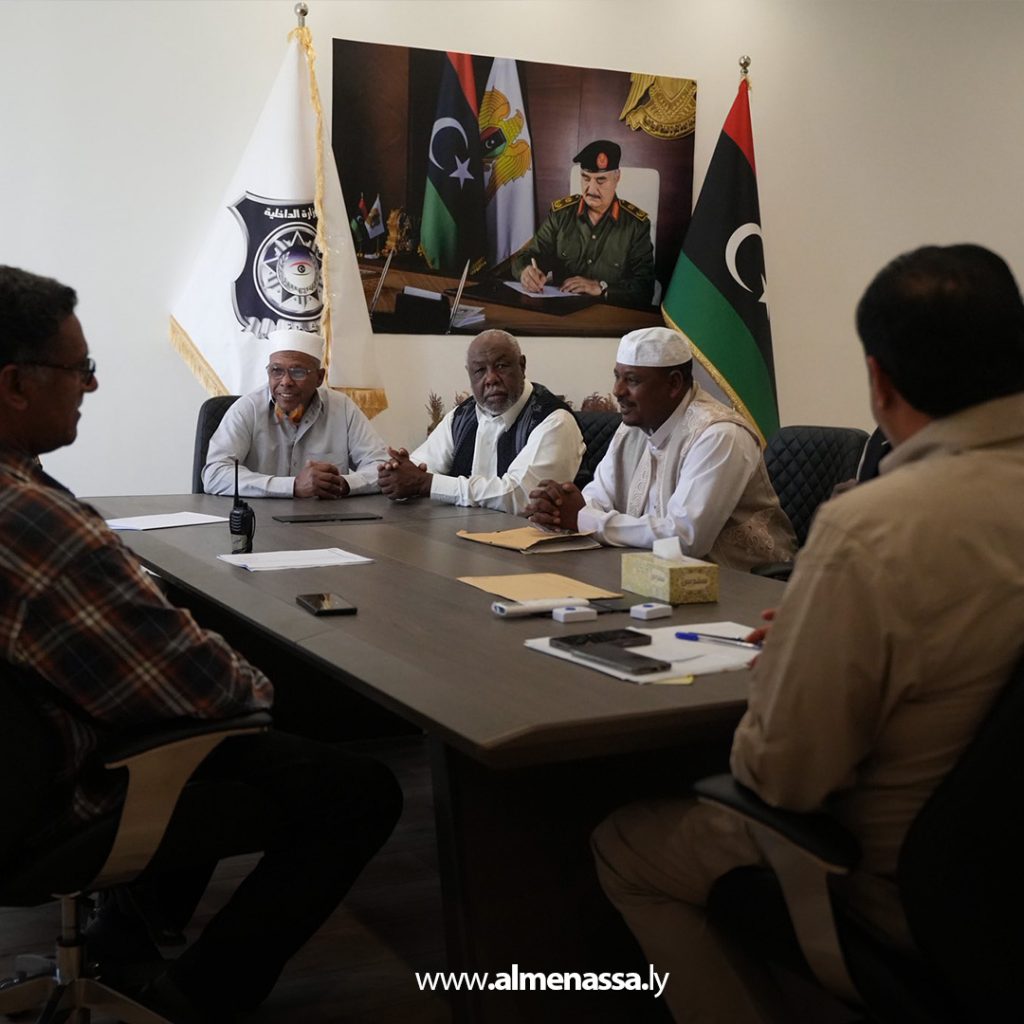 extra11 123 رئيس جهاز مكافحة الهجرة غير الشرعية يعقد سلسلة لقاءات هامة بمقر فرع بنغازي الكبرى