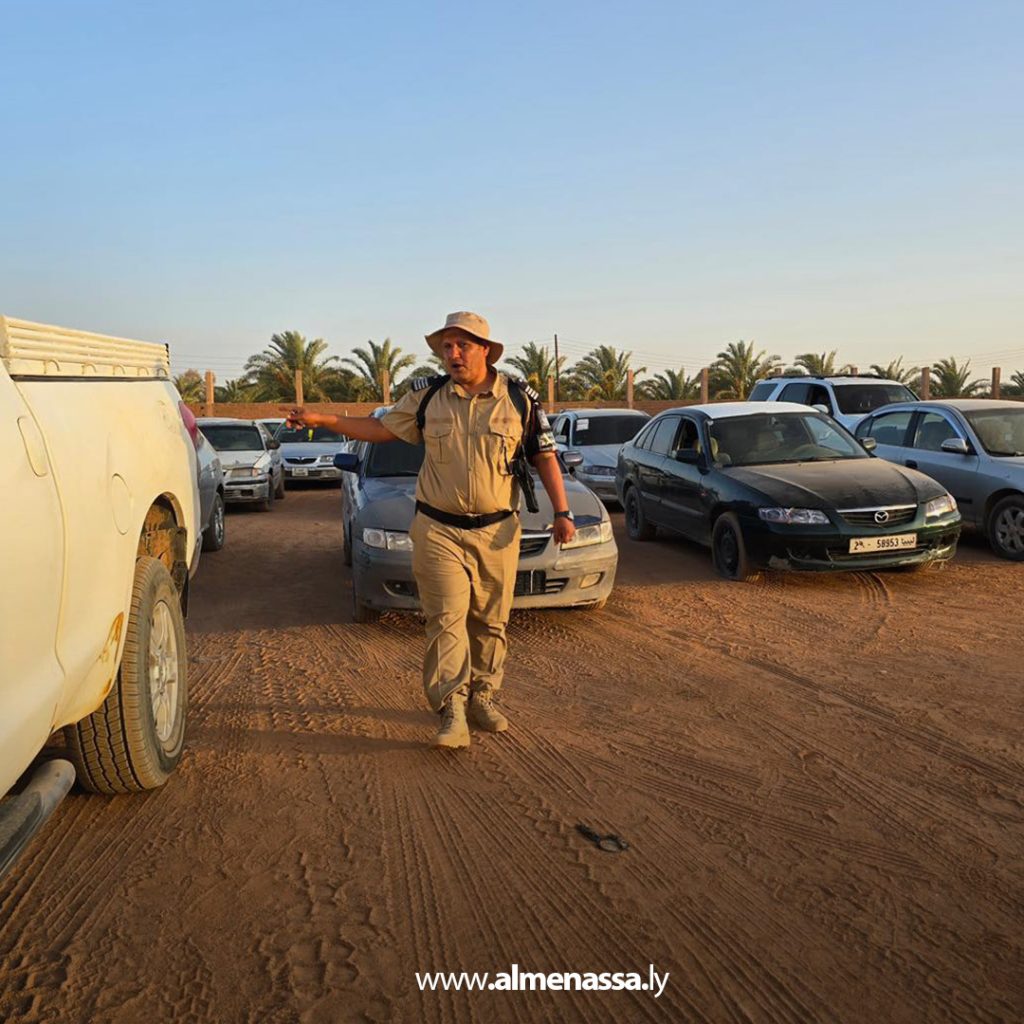 extra11 153 حملة أمنية واسعة بالكفرة تسفر عن حجز 160 مركبة مخالفة