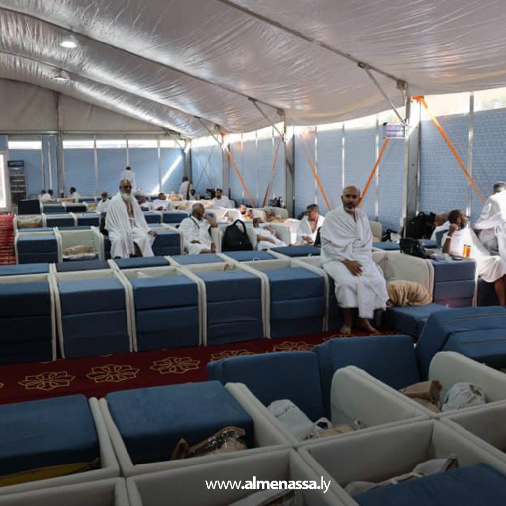 extra11 29 توافد الحجاج الليبيين إلى مخيم البعثة بمشعر عرفات استعدادًا ليوم عرفة