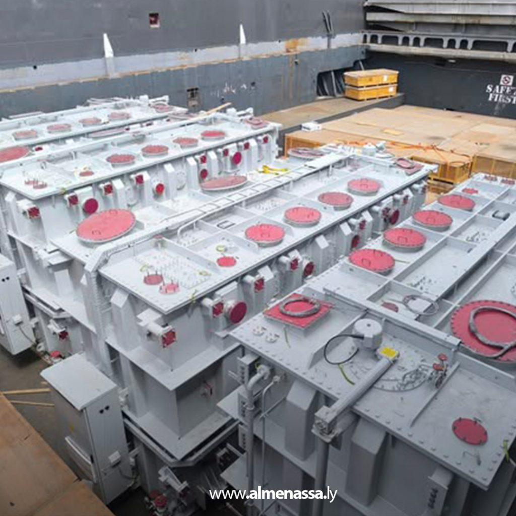 extra11 33 شركة الكهرباء: وصول أربع محولات إلى ميناء طرابلس