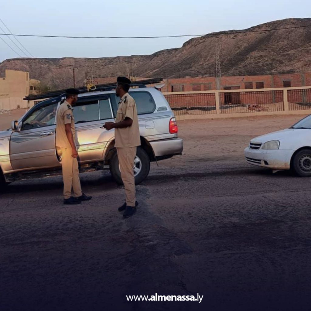 extra11 41 مديرية أمن أوباري تكثف الدوريات والتواجد الأمني في مدينة "بنت بية"