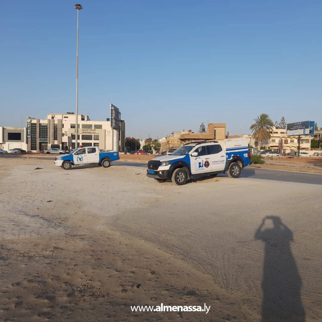 extra11 42 جهاز الحرس البلدي بنغازي يواصل حملاته ضد التعديات على الفضاء العام