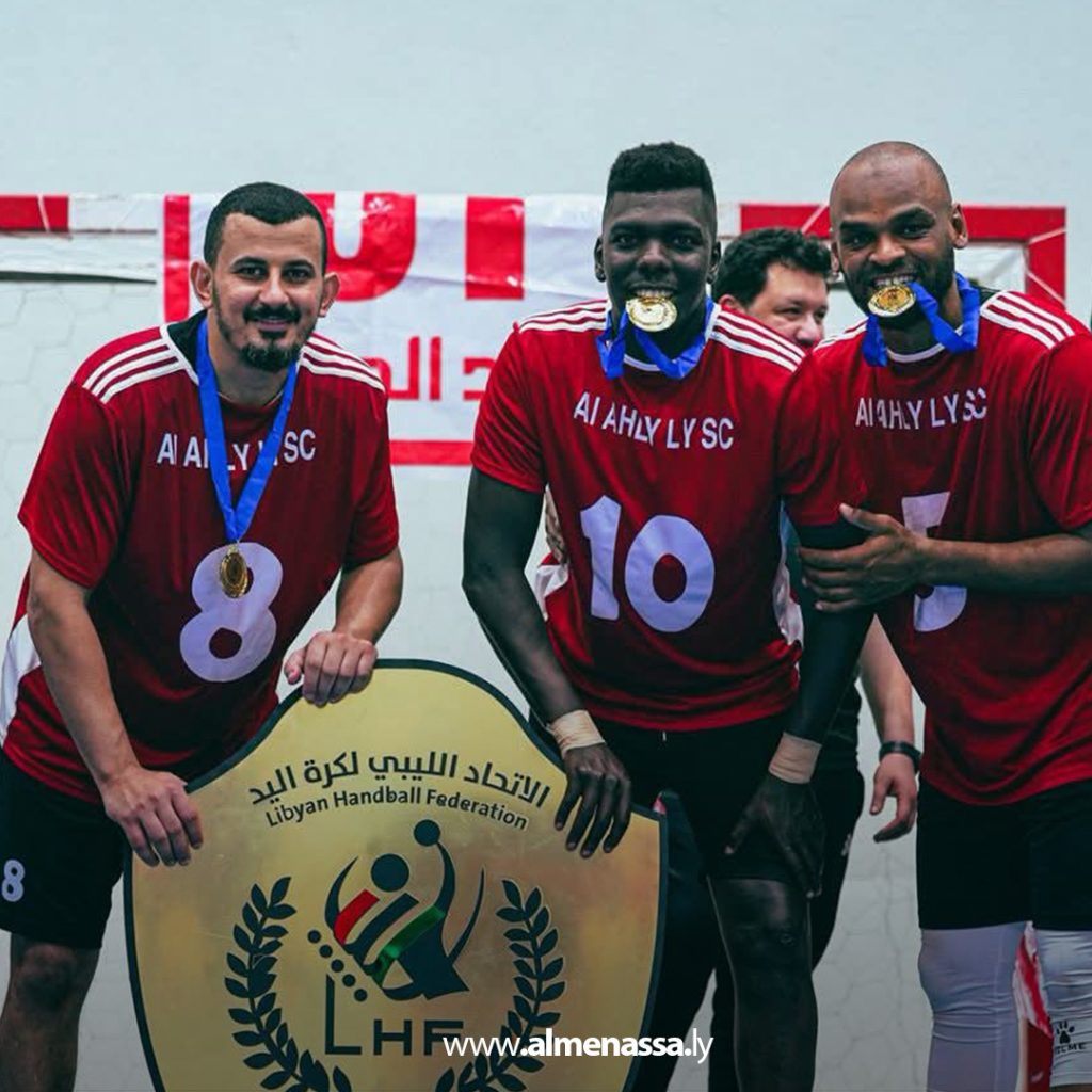 extra11 67 الأهلي بنغازي يحرز لقب الدوري الليبي لكرة اليد لموسم 2024-2025