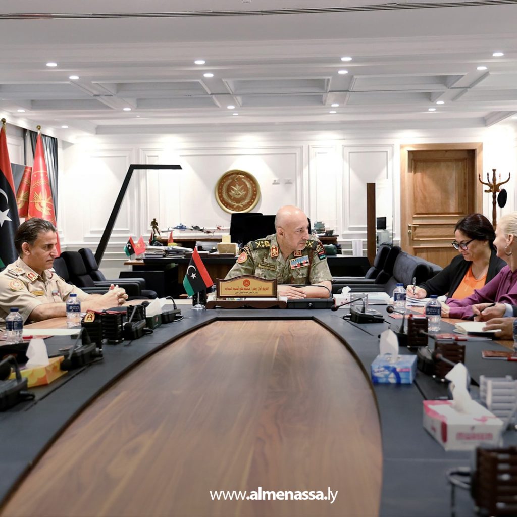 extra111 100 الحداد يلتقي وفد تقييم أداء بعثة الأمم المتحدة في ليبيا