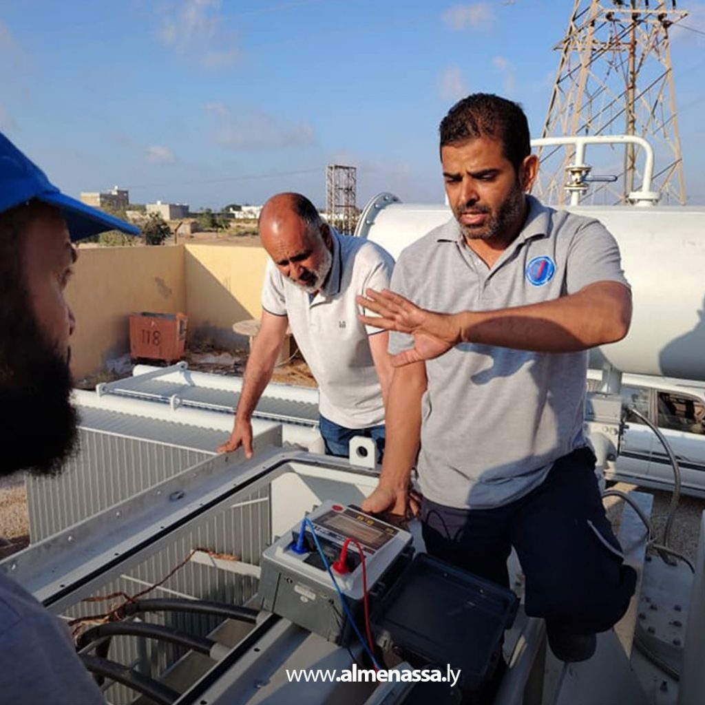 extra111 49 نجاح تشغيل المحول الجديد بمحطة رقدالين بعد استكمال أعمال الاختبار