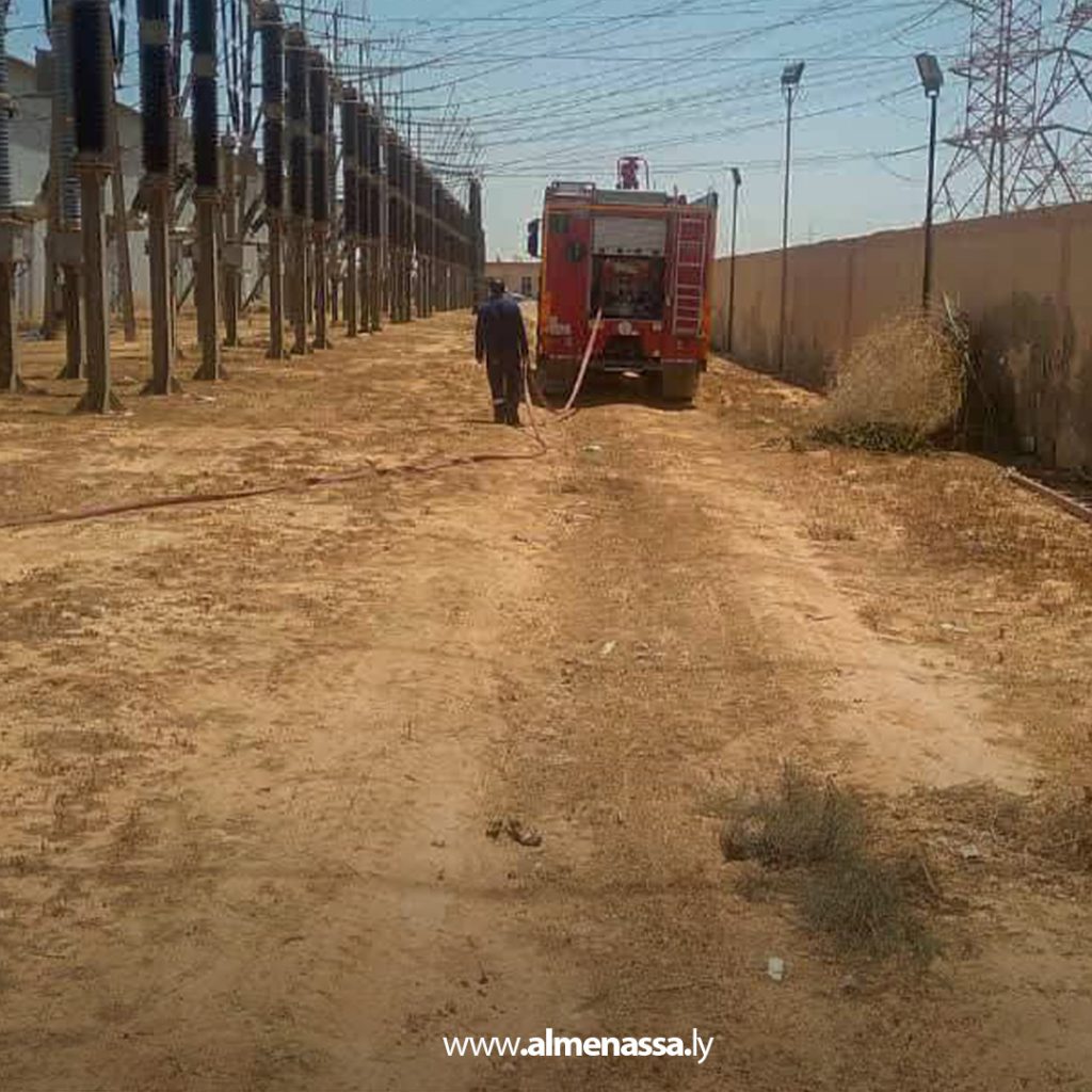 extra1111 29 انتهاء أعمال غسل خروجات وحدات التوليد بمحطة الزويتينة لضمان استقرار الشبكة الكهربائية