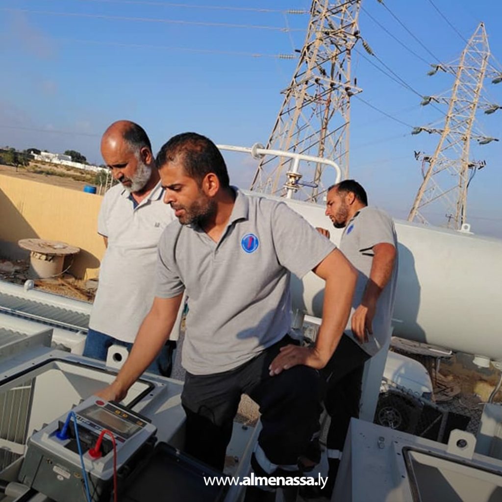 extra1111 39 نجاح تشغيل المحول الجديد بمحطة رقدالين بعد استكمال أعمال الاختبار