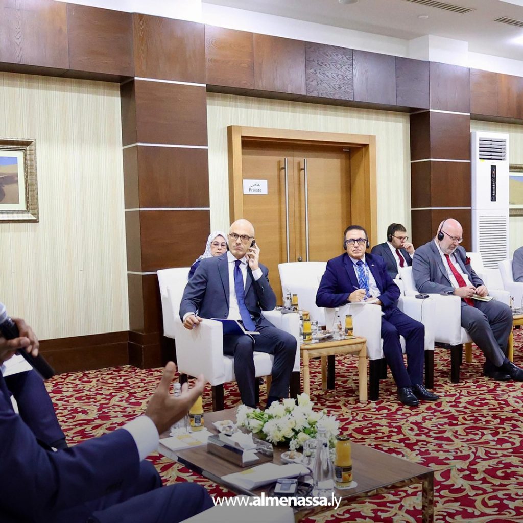 extra1111 50 الكوني واللافي يلتقيان سفراء دول أوروبية ويؤكدان أهمية دعم الاستقرار السياسي