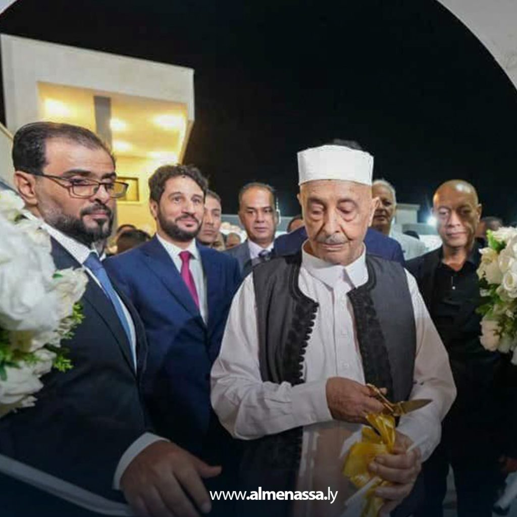 extra1111 77 رئيس مجلس النواب ومدير صندوق الإعمار يفتتحان عددًا من المشاريع التنموية في مدينة درنة