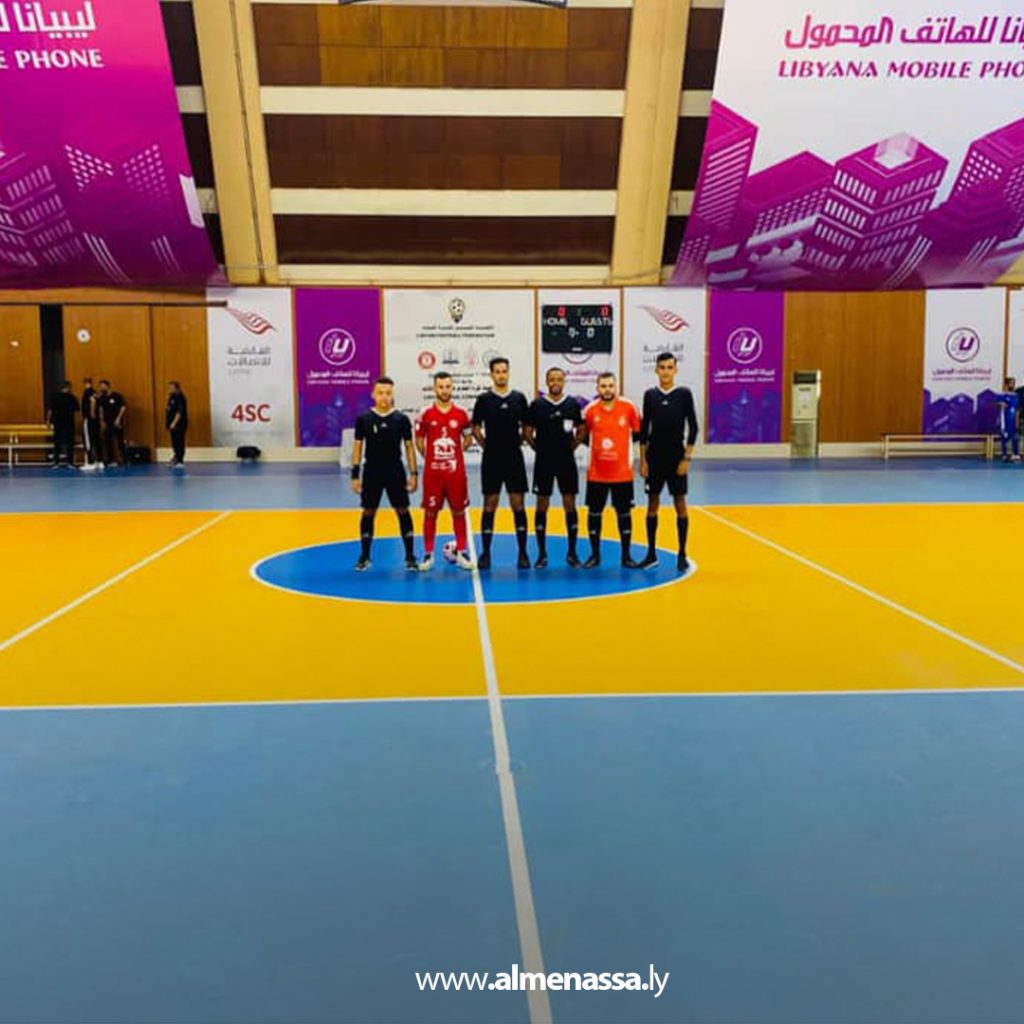 extra1111 89 انتصارات عريضة للسويحلي والاتحاد من المرحلة النهائية للدوري الليبي داخل الصالات