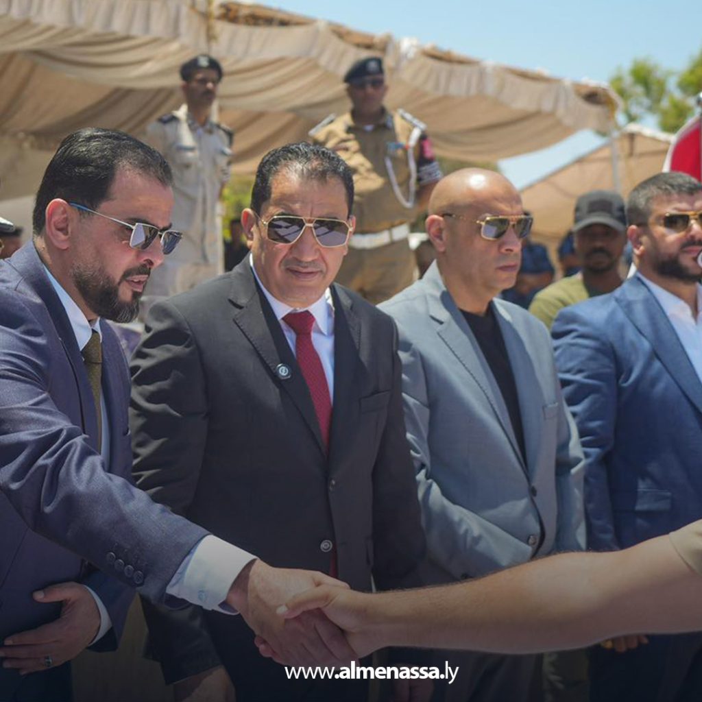 extra1111 90 رئيس الحكومة الليبية يشارك في حفل تخريج الدفعة الرابعة من طلبة المعهد العالي للضباط ببنغازي