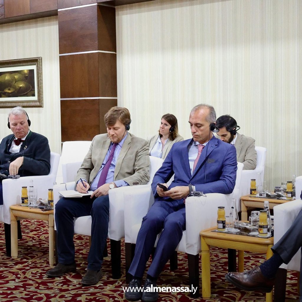 extra11111 38 الكوني واللافي يلتقيان سفراء دول أوروبية ويؤكدان أهمية دعم الاستقرار السياسي