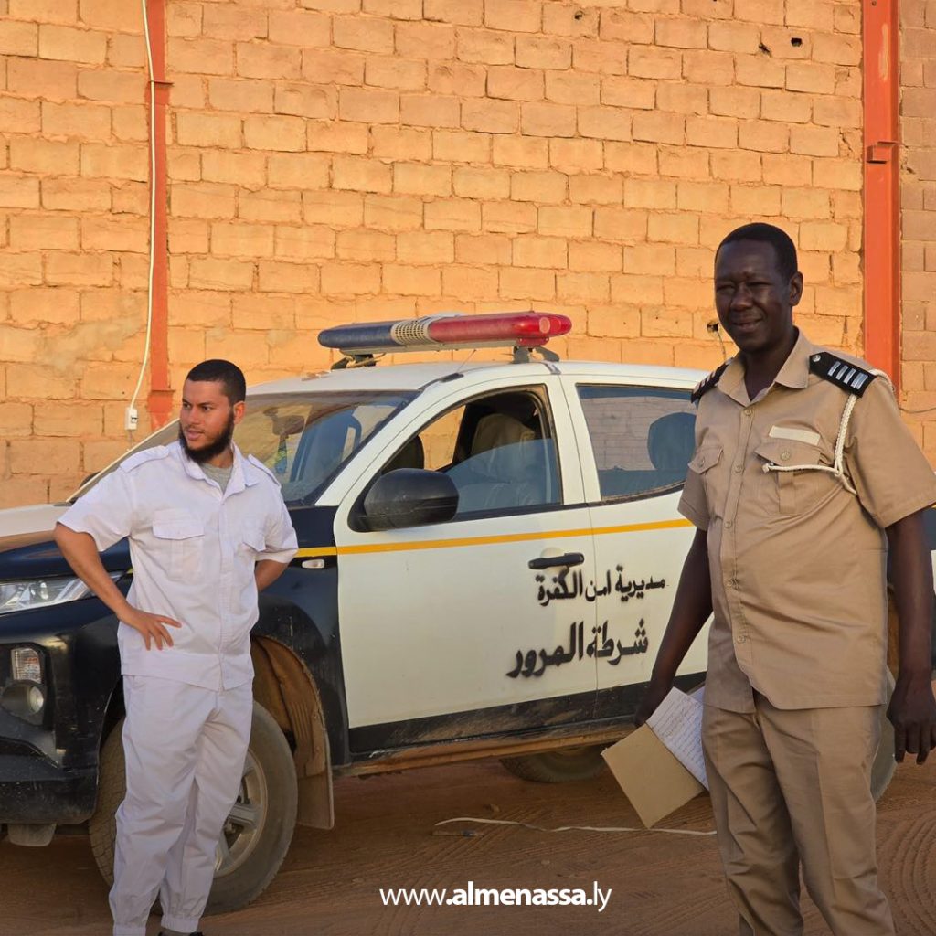 extra111111 48 حملة أمنية واسعة بالكفرة تسفر عن حجز 160 مركبة مخالفة